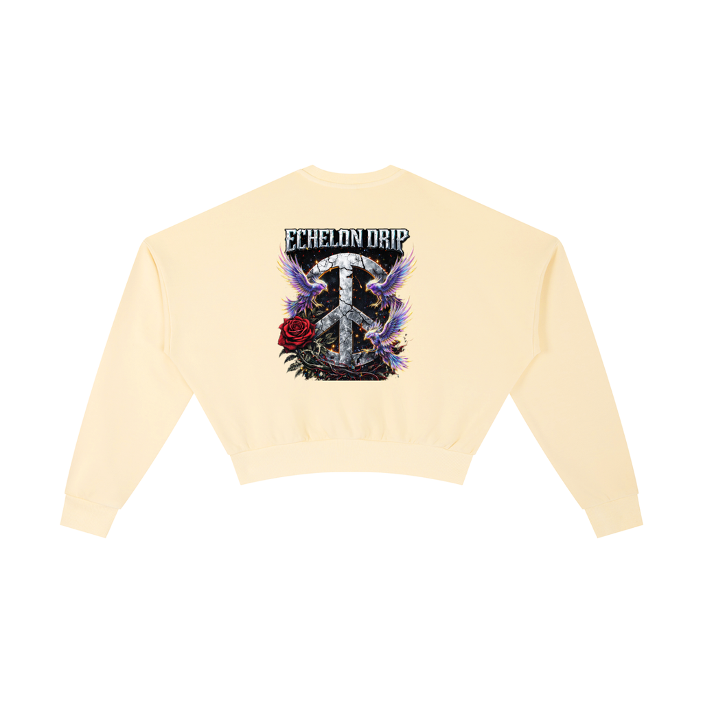 Vintage Washed Cropped Sweatshirt