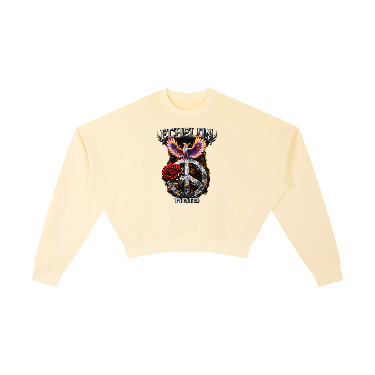 Vintage Washed Cropped Sweatshirt