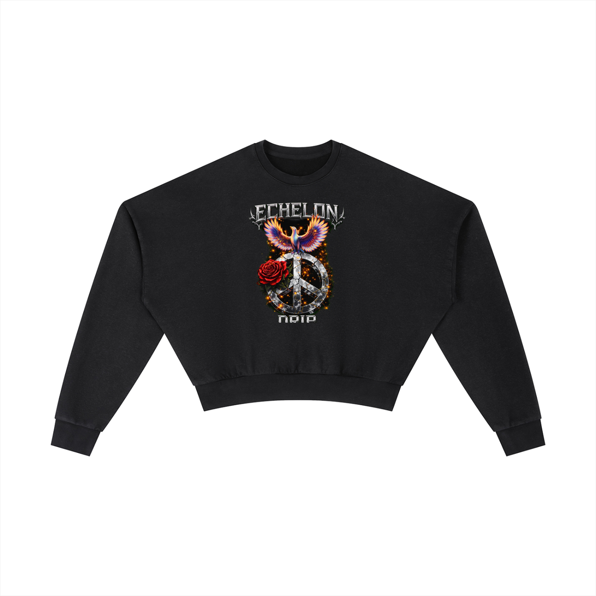 Vintage Washed Cropped Sweatshirt