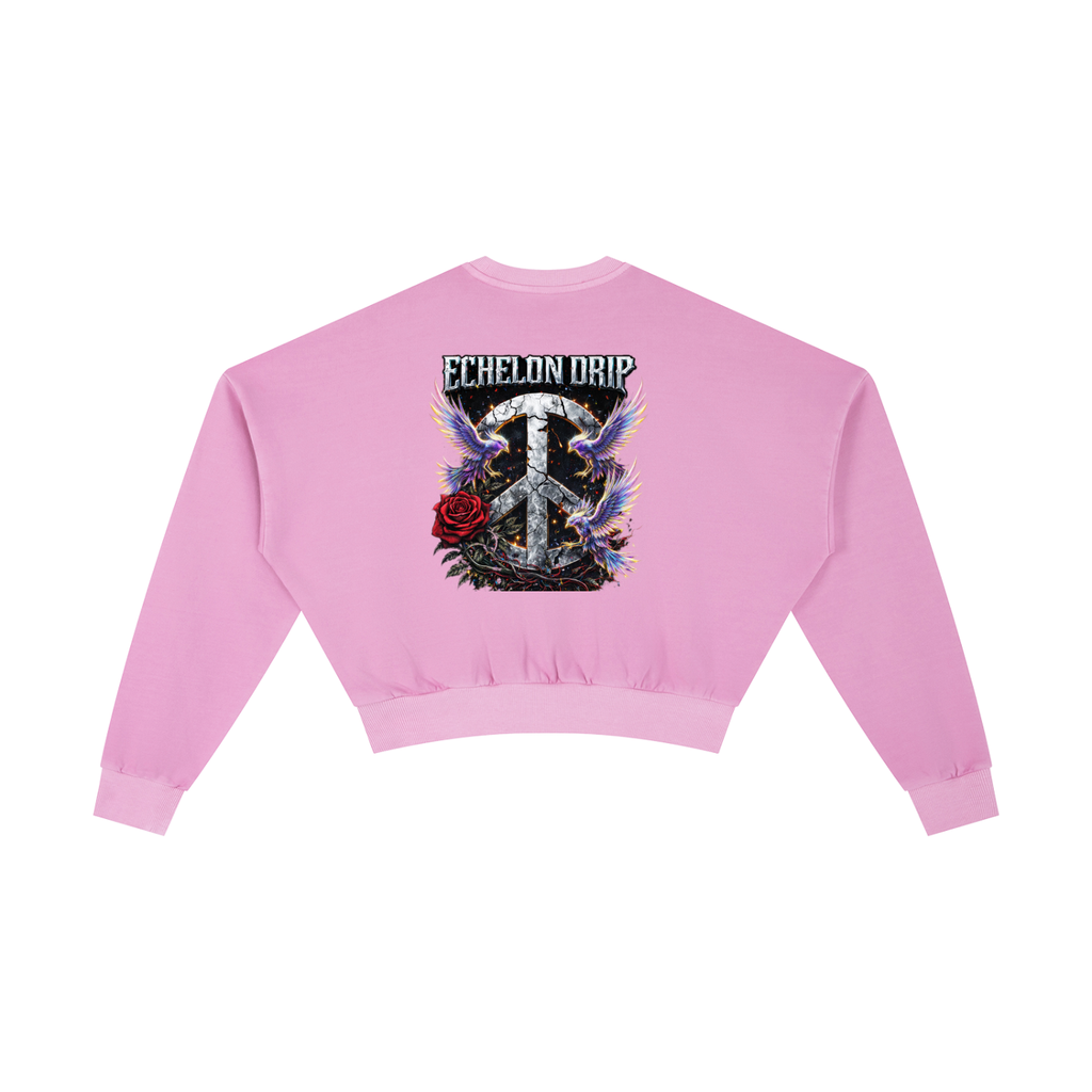 Vintage Washed Cropped Sweatshirt