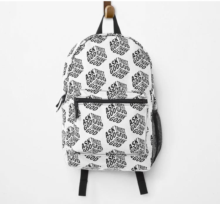 Echelon Drip Ask, Trust, Thank God Backpack
